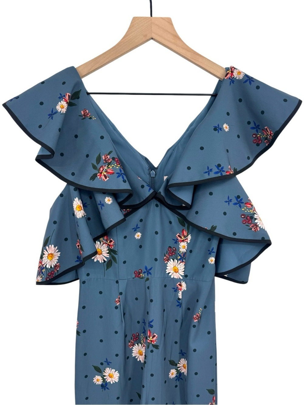 Keepsake The Label Run Free Floral Ruffle Jumpsuit XS NWT Cocktail - Picture 7 of 11